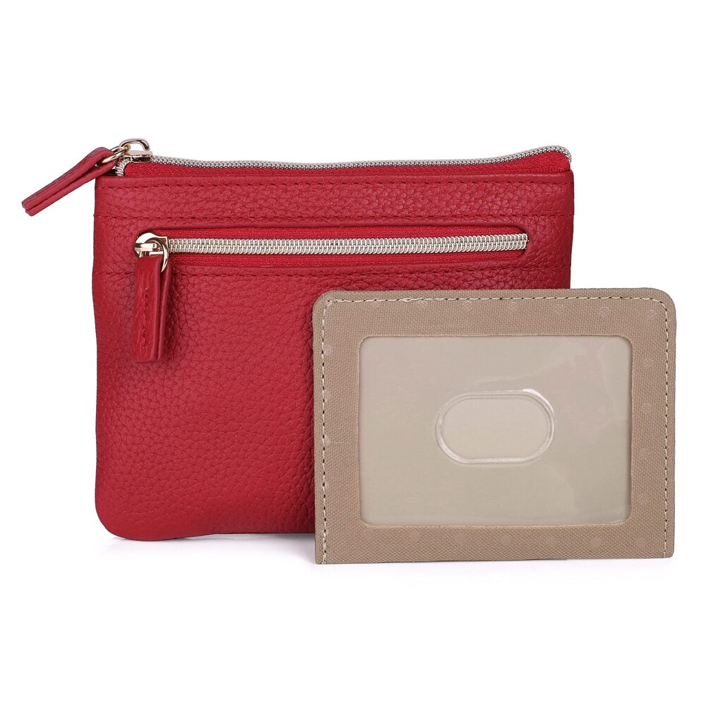 6605 Pik-Me-Up Large ID Coin/Card Case Red